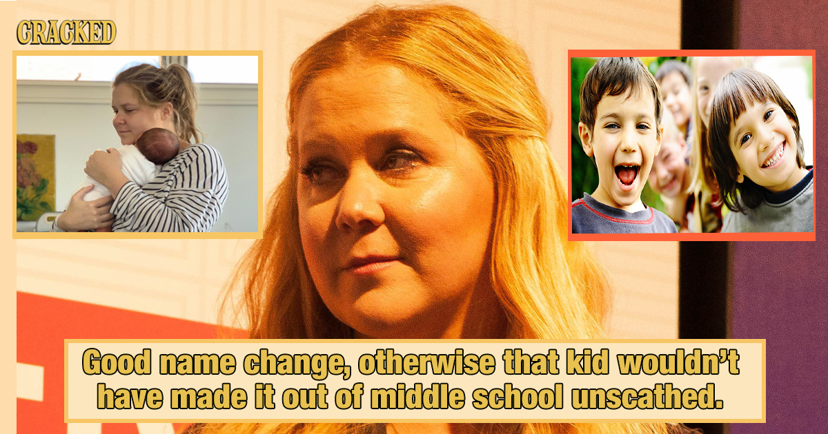 Amy Schumer's Baby's Name Was Accidentally A Great Joke | Cracked.com