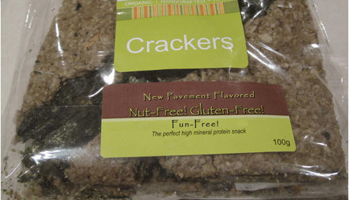 Crackers New Pnvement FLavered ut-Free! Gluten-Free Fun-Free! The perfect high mineral protein snack 100g 