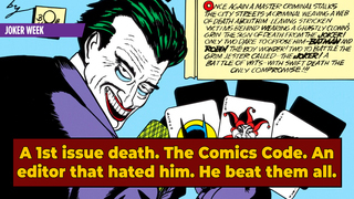 The Early Obstacles On Joker's Path To Comic Icon