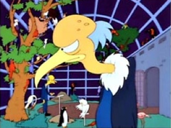 Mr. Burns as a bird