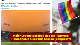 Baseball Had No Reported Homophobic Slurs This Season (Congrats?)
