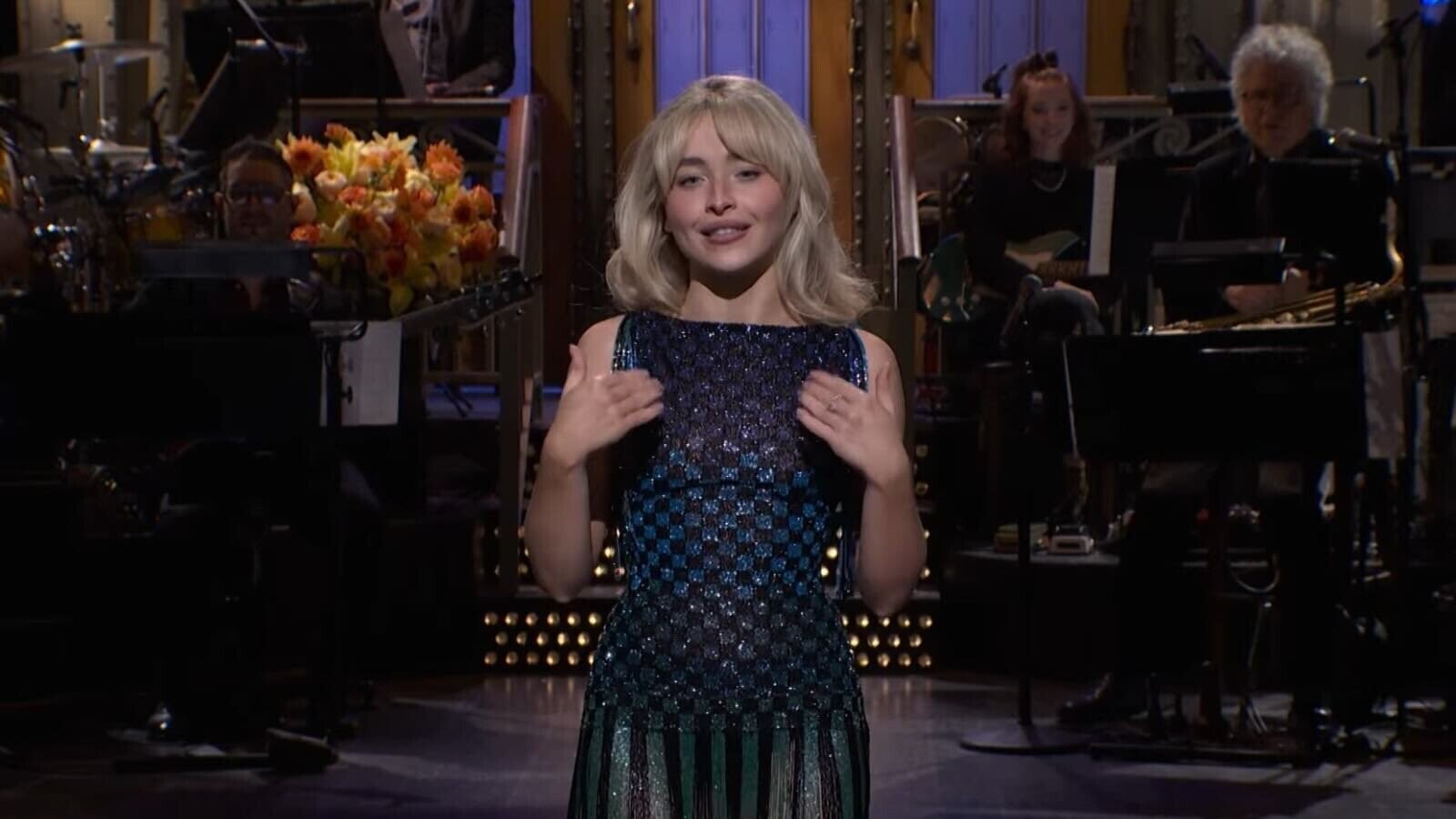 Sabrina Carpenter Clears Up the ‘Horndog’ Rumors in ‘SNL’ Monologue