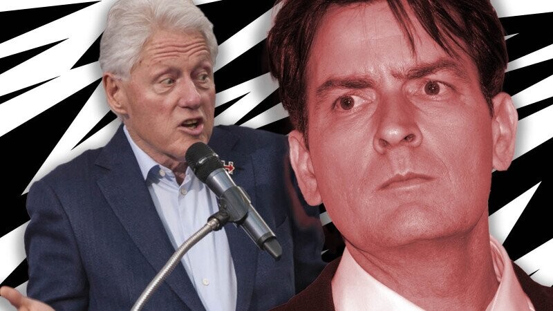 Bill Clinton Tried to Steal Charlie Sheen’s Girlfriend