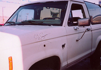 OJ simpson white ford bronco
