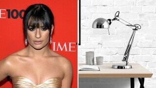 Lea Michele Gave Her Co-Star A Female Anatomy Lesson With A Desk Lamp