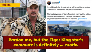 'Tiger King's' Joe Exotic Chartered a Pickup Truck Limo In Hopes of Presidential Pardon