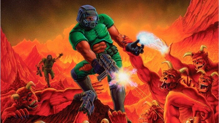 Original DOOM art shows surprisingly happy demons