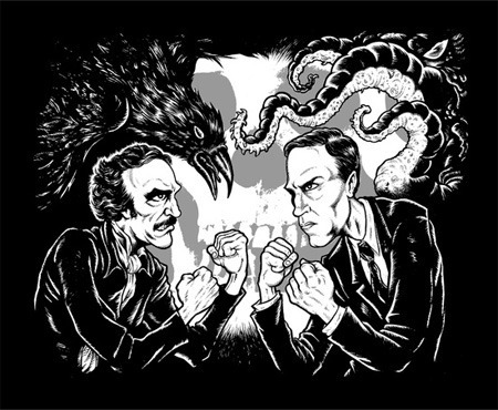 2 New Shirts for H.P. Lovecraft and 'TMNT' Fans