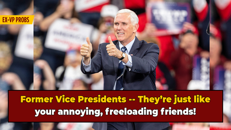 Ex VP Mike Pence is Reportedly 'Couch Surfing' Through Indiana After Getting Booted From Office