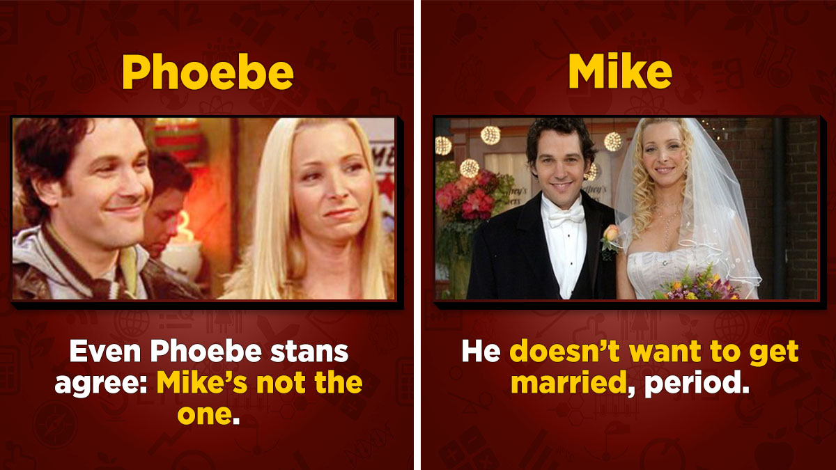Phoebe And Mike On 'Friends' Were All Wrong For Each Other