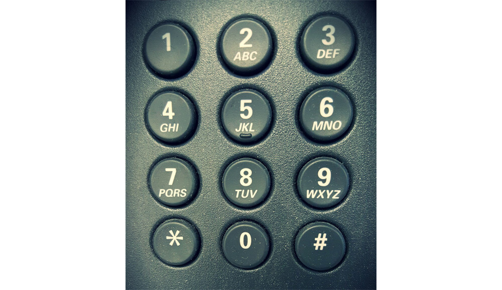 phone dial pad