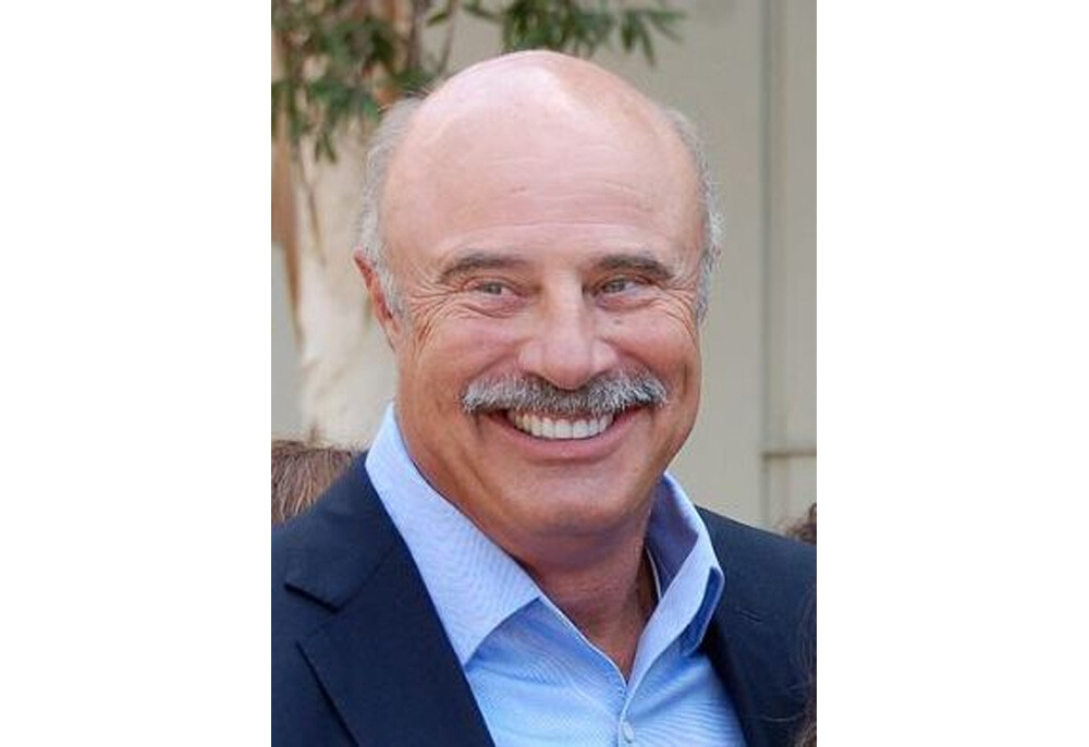 Phil McGraw at a ceremony for David Foster to receive a star on the Hollywood Walk of Fame.