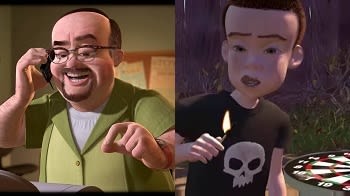 Sid and Al McWhiggin in Toy Story