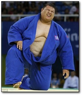 Even their judo champions are huge.