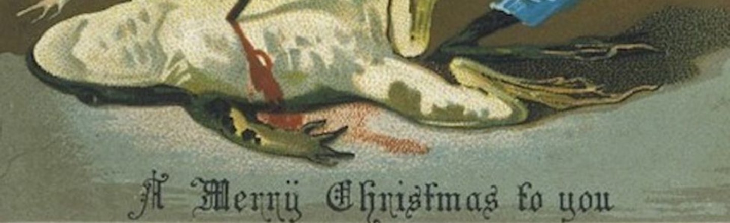 Victorian Christmas Cards Were Pure Merry Madness