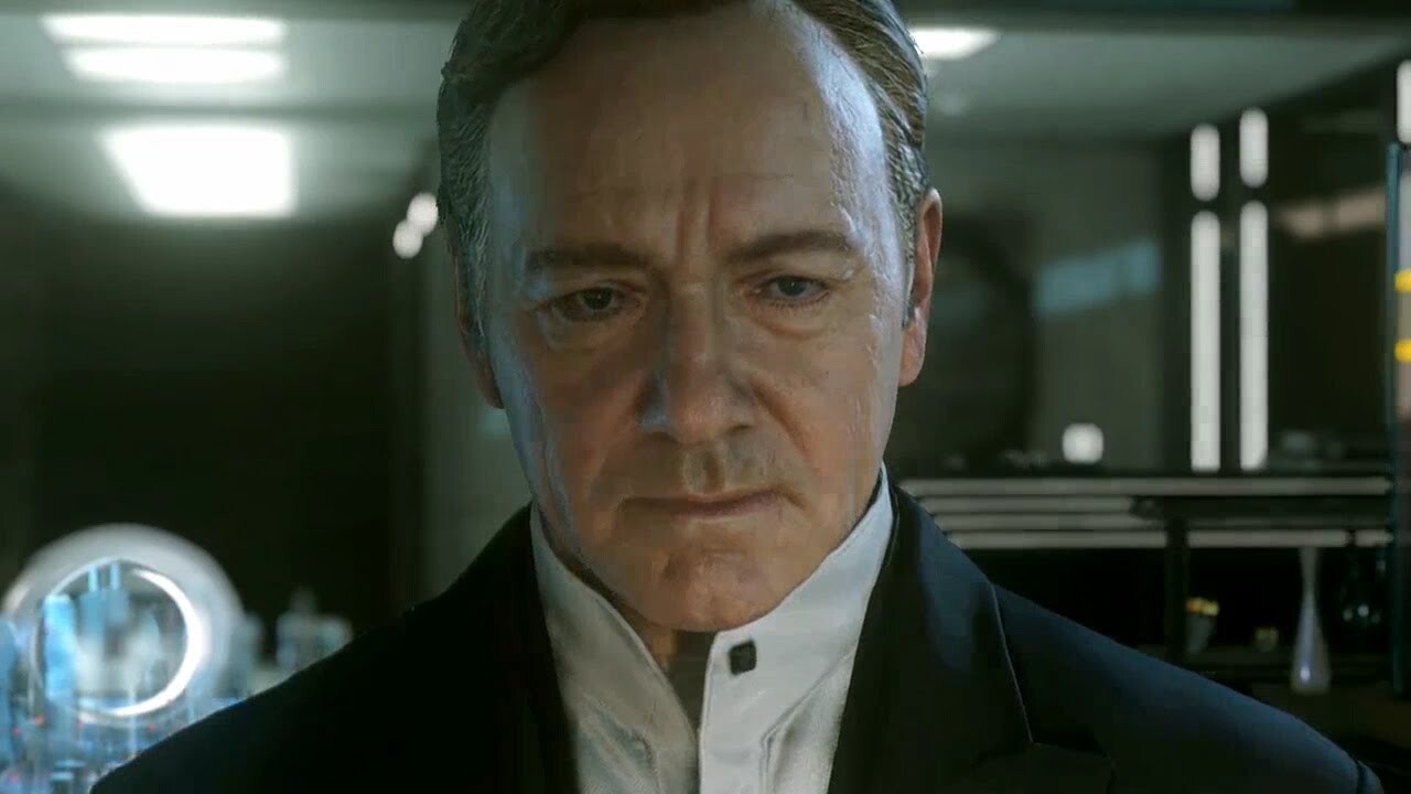 Kevin Spacey's character in 'Advanced Warfare'