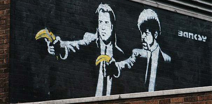 Pulp Fiction mural