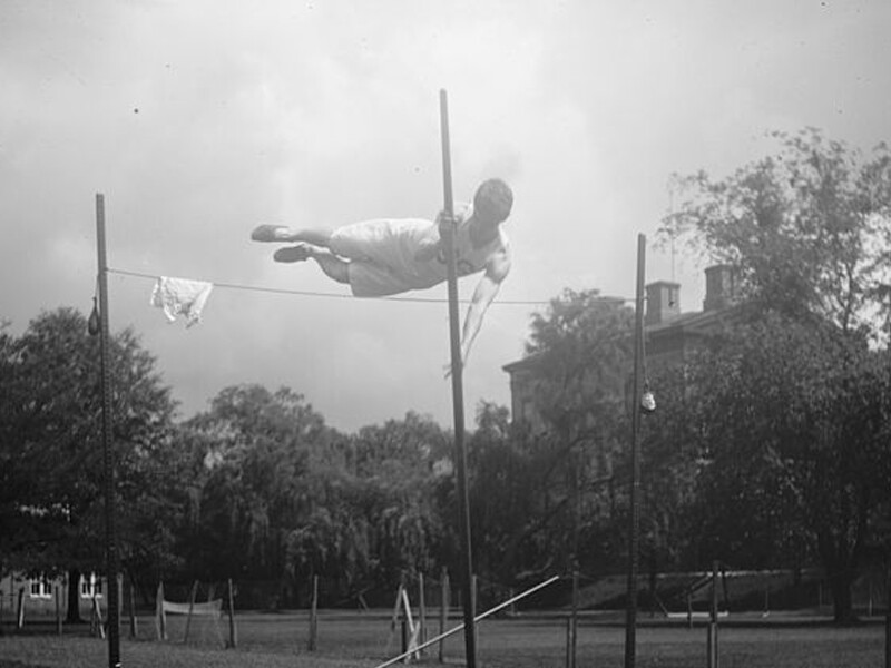 Old-Timey Pole Vaulter - 4 Stupid Life-Threatening Dangers Old-Timey People Had To Deal With