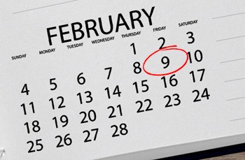 5 Terrifying Serial Killers Who Never Got Caught - Calendar Showing the date Friday February 9