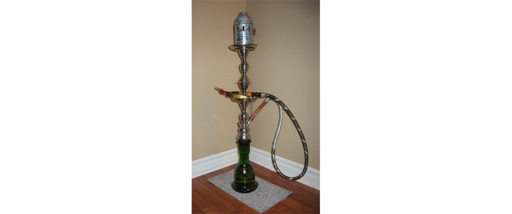 An Egyptian hookah (shisha).