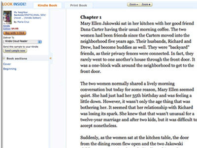 LOOK INSIDE de Book Print Book f Chapter B 1 e Mary FIlen Jakowskd sat in her kitchen with ber good friend A Dana Carter having their usual moring cof
