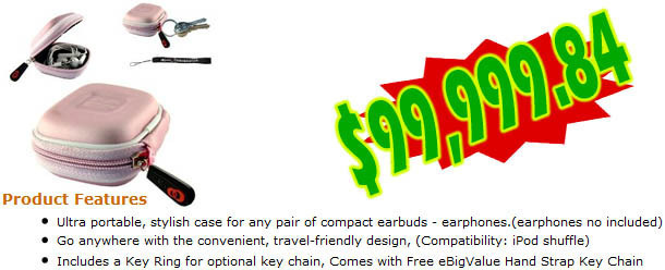 9oos Product Features Ultra portable, stylish case for any pair of compact earbuds- earphones.(earphones no included) Go anywhere with the convenient,