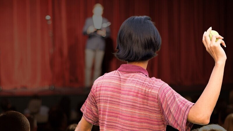 Comedy Promoter Criticized for Hosting Open Mic Where the Audience Pelts Poor Performers With Projectiles