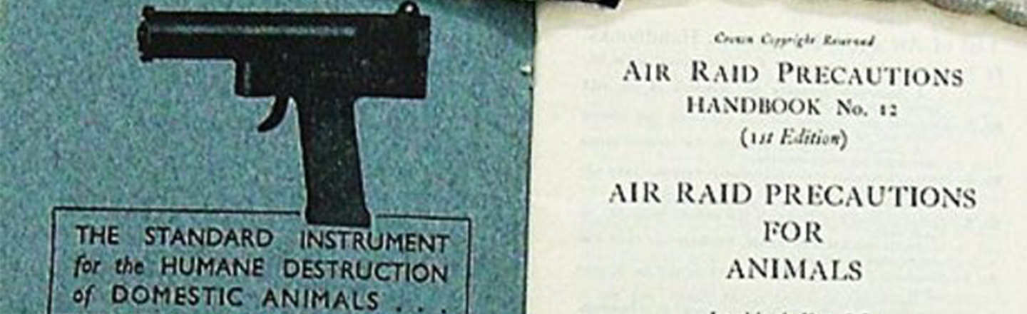 Cnvs Gryrigl Rrsed AIR RAID PRECAUTIONS HANDBOOK No. 1: (1t Elition) AIR RAID PRECAU'TIONS THE STANDARD INSTRUMENT FOR for the HUMANE DESTRUCTION ANIM