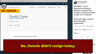President Trump Gets Trolled On State Dept Website, Fingers Point To Angry Employee