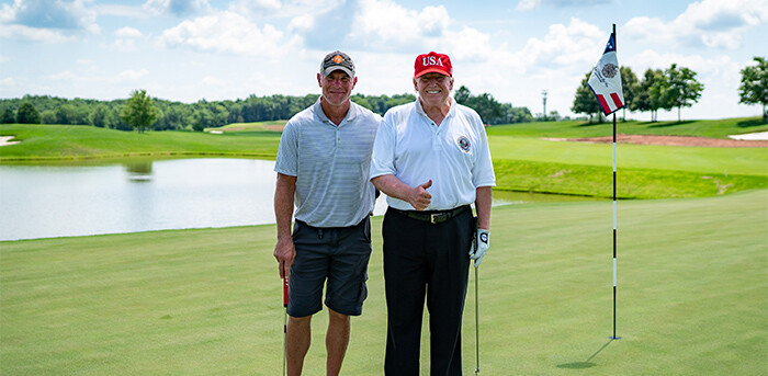 Brett Favre and Donald Trump