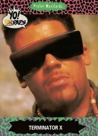 Terminator X Yo MTV Rap card