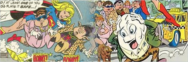 DAT LEAGT OwE OF you 6 PLAY It SAFE.../ TAXD 