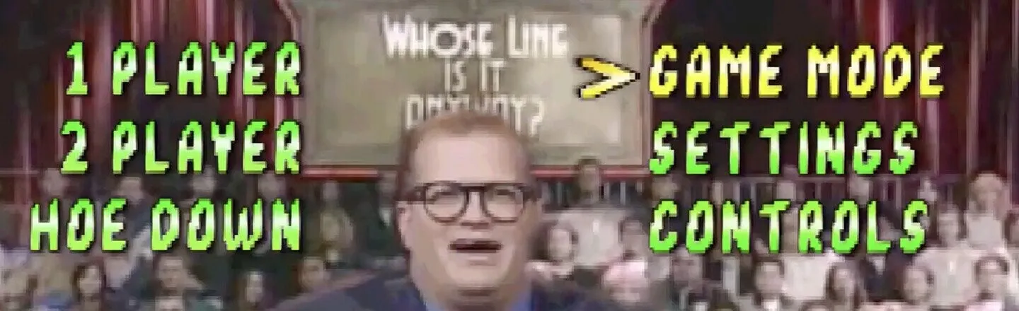 For No Reason At All, Here’s What ‘Whose Line Is It Anyway?’ Would Look Like As An Arcade Fighting Game