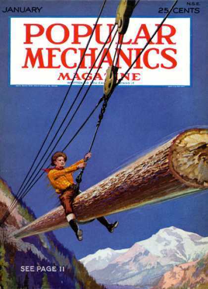 NSE JANUARY 25/CENTS 25/CENTS POPULAR MECHANICS MAAUNE YEN SEE PAGE 11 