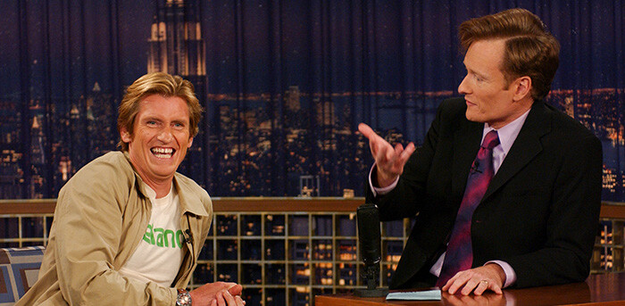 Conan O'Brien and Denis Leary