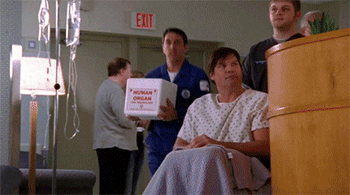 Tripping and spilling a heart