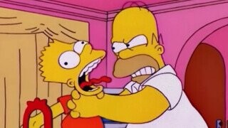 Since Homer Officially Stopped Abusing Bart, Here’s 47 Minutes of Every ‘Simpsons’ Strangling Gag