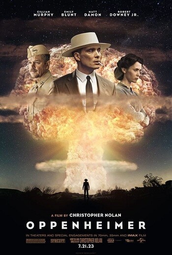 Poster for Christopher Nolan's Oppenheimer.