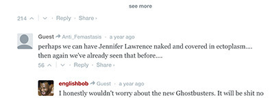 see more 214 Reply Share Guest Anti Femastasis yoor a0o perhaps ean have Jennifer Lawrence naked covered we and in ectoplasm.... then again we've alre