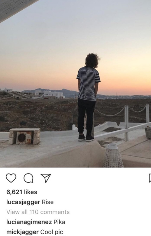 6,621 likes lucasjagger Rise View all 110 comments lucianagimenez Pika mickjagger Cool pic 