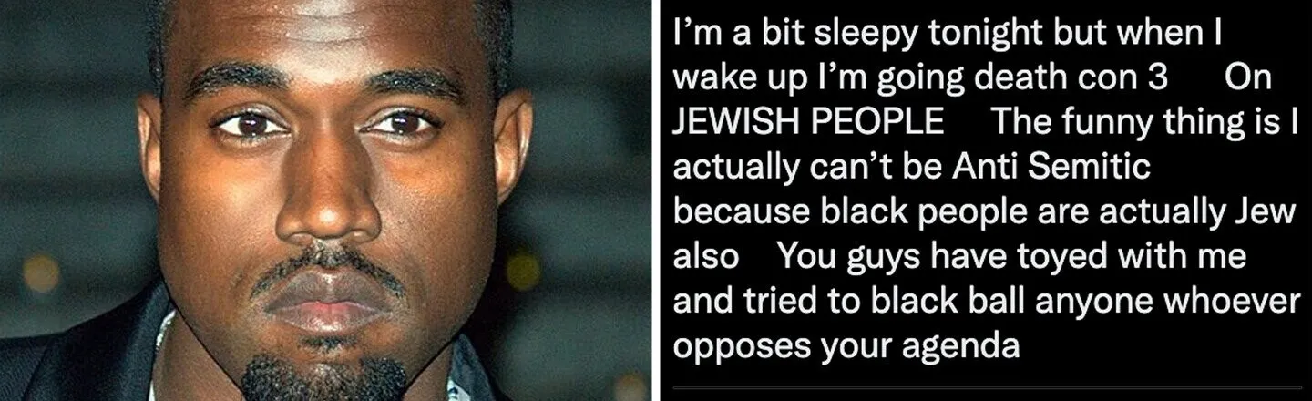 Kanye, Billionaire Who Built Career On Song About Jesus, Thinks Jews Are Keeping Him Down