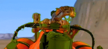 Phantom Menace pod race test run