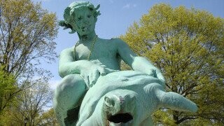The Bizarre Origin Of Massachusetts' Statue Of A Boy ... Uh, 'Riding' A Turtle