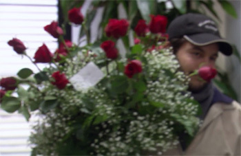 Flower delivery the office