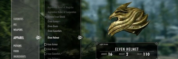 Apory Hood Magicka Apprentike Robors el Conjurution Bonded kron Shield FAVORITES Even Armor A ALL Ehe Boots WEAPONS thes Gountkes APPAREL Elven ele >l