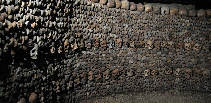 Paris catacombs