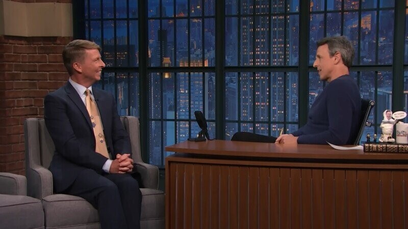 Jack McBrayer Roasts Seth Meyers’ Son Every Time They Meet