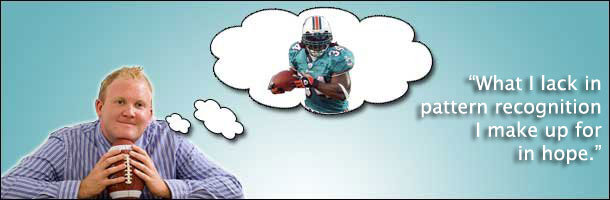 What I lack in pattern recognition I make up for in hope. 