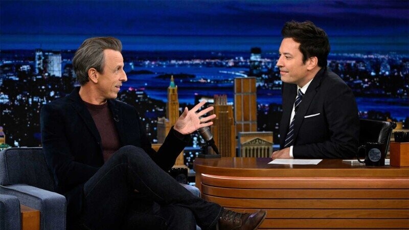 Lorne Michaels Believes That Seth Meyers and Jimmy Fallon’s Jobs Are Safe — For Now