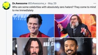 Viral Tweet Claims Jim Carrey Has ‘Absolutely Zero Haters,’ Many, Many Haters Quickly Arrive to Prove Otherwise